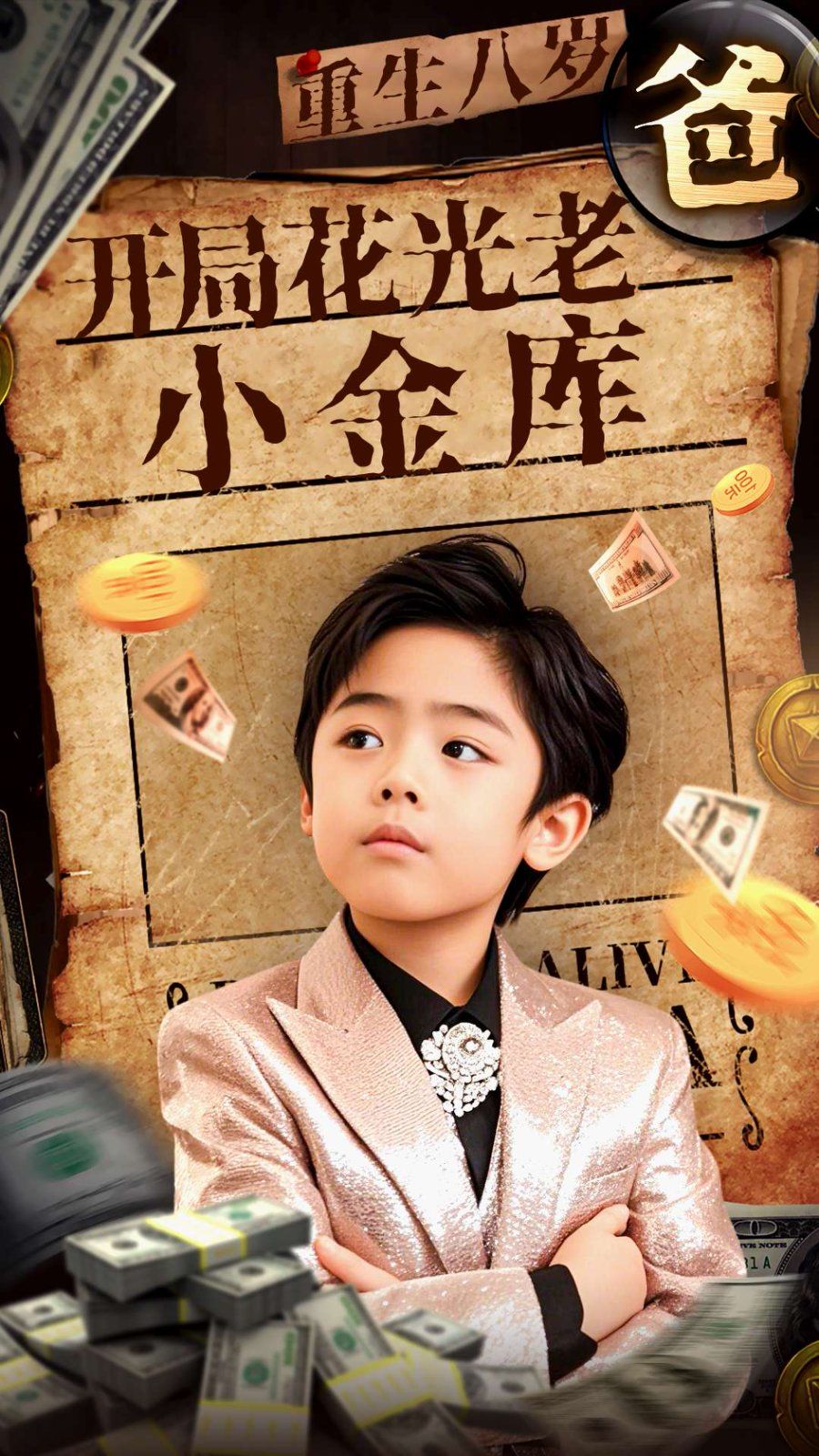 重生八歲，開局花光老爸小金庫(全集)