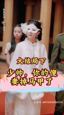 少帥，你的傻妻掉馬甲了(全集)